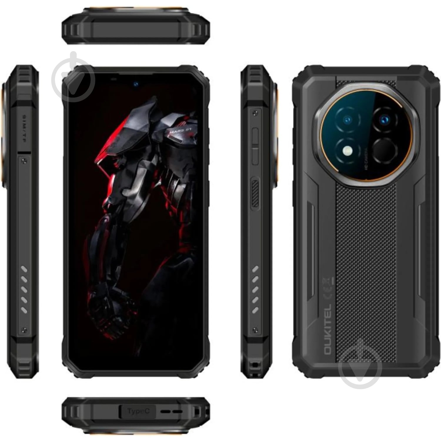 Смартфон Oukitel G6 8/256GB black (G6_8_256_BK) - фото 8