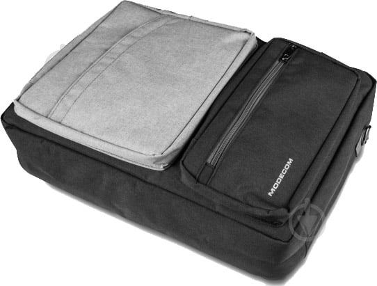Сумка Modecom Modecom Reno 15.6" black/grey (TOR-MC-RENO-GRE) - фото 2 Сумка Modecom Modecom Reno 15.6" black/grey (TOR-MC-RENO-GRE) - фото 2