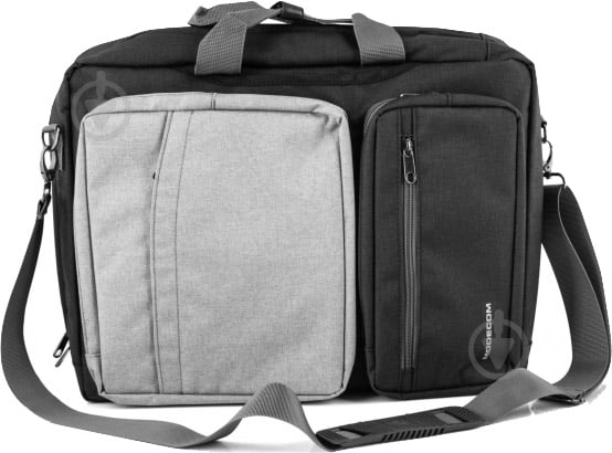 Сумка Modecom Modecom Reno 15.6" black/grey (TOR-MC-RENO-GRE) - фото 1 Сумка Modecom Modecom Reno 15.6" black/grey (TOR-MC-RENO-GRE) - фото 1