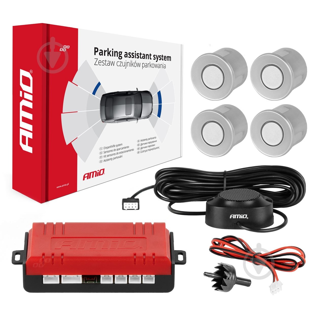 Парковочная система AMiO Buzzer серебряная (01021) - фото 1