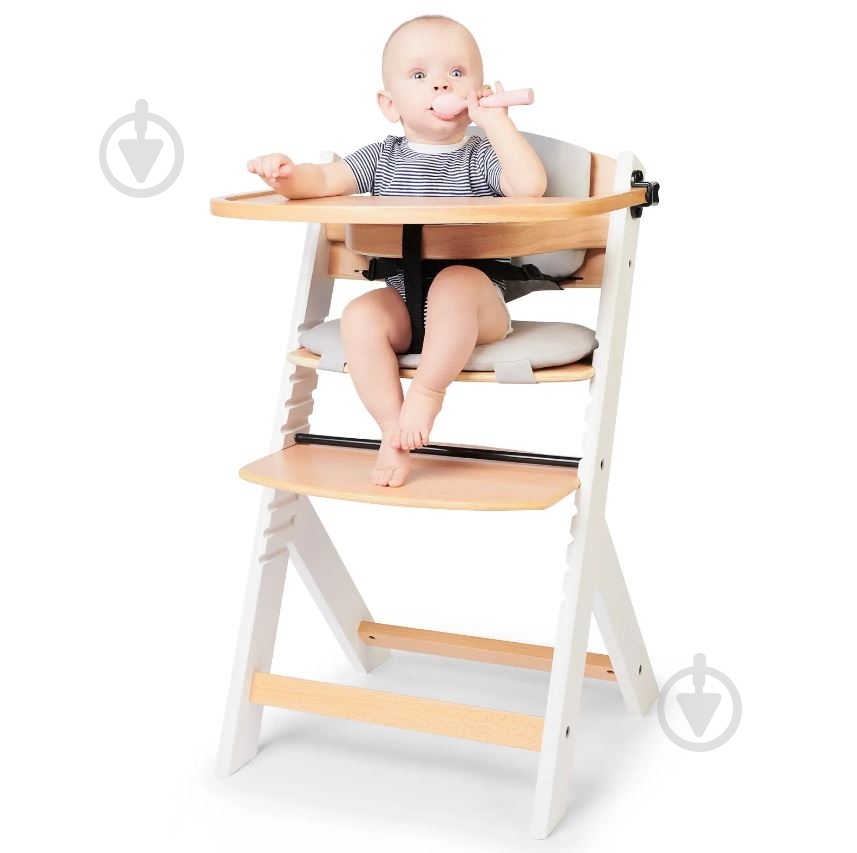 Стульчик для кормления Kinderkraft Enock White Wood с подушкой (KHENOC0PWHT0000) - фото 6
