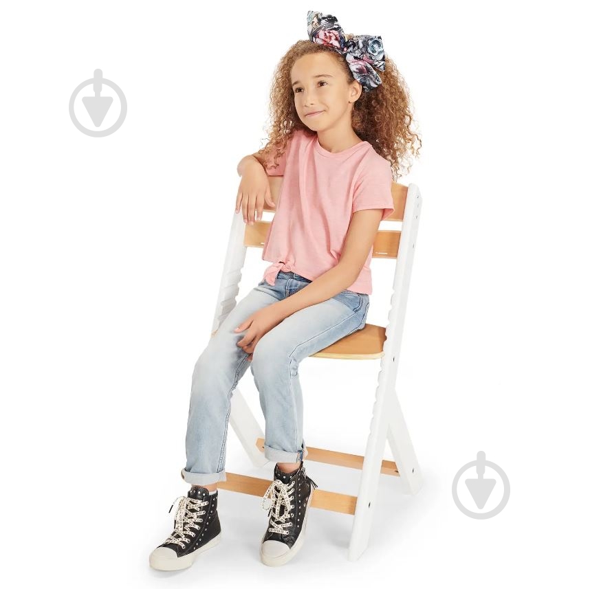 Стульчик для кормления Kinderkraft Enock White Wood с подушкой (KHENOC0PWHT0000) - фото 8