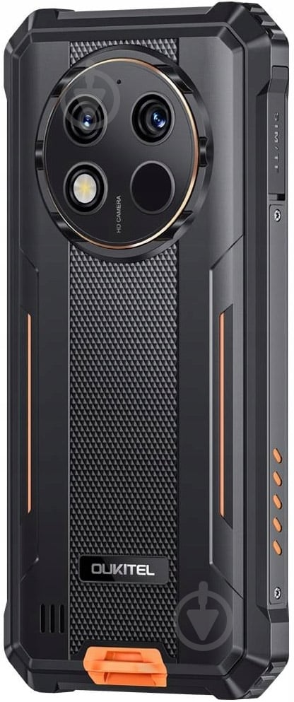 Смартфон Oukitel WP28E 4/64GB black/orange (WP28E_OR) - фото 5