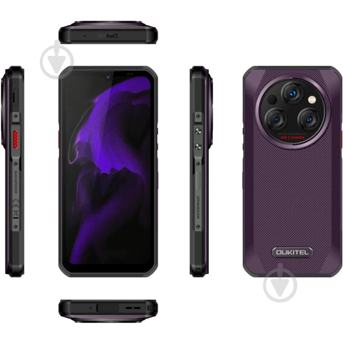 Смартфон Oukitel WP35 8/256GB purple (WP35_PL) - фото 4