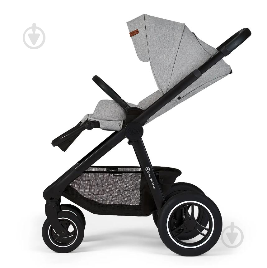 Коляска універсальна 2 в 1 Kinderkraft Everyday Light Gray KSEVER00LGR2000 - фото 12 Коляска універсальна 2 в 1 Kinderkraft Everyday Light Gray KSEVER00LGR2000 - фото 12