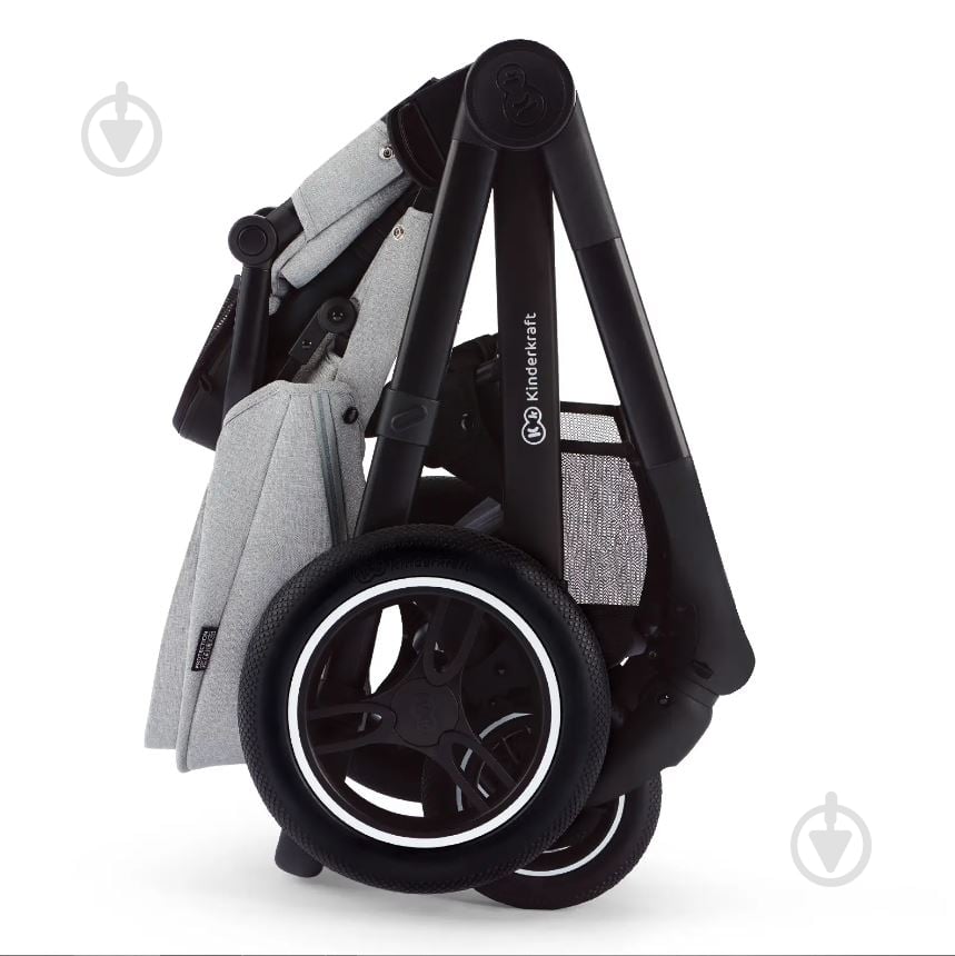 Коляска універсальна 2 в 1 Kinderkraft Everyday Light Gray KSEVER00LGR2000 - фото 15 Коляска універсальна 2 в 1 Kinderkraft Everyday Light Gray KSEVER00LGR2000 - фото 15