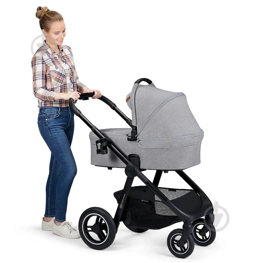 Коляска універсальна 2 в 1 Kinderkraft Everyday Light Gray KSEVER00LGR2000 - фото 19 Коляска універсальна 2 в 1 Kinderkraft Everyday Light Gray KSEVER00LGR2000 - фото 19