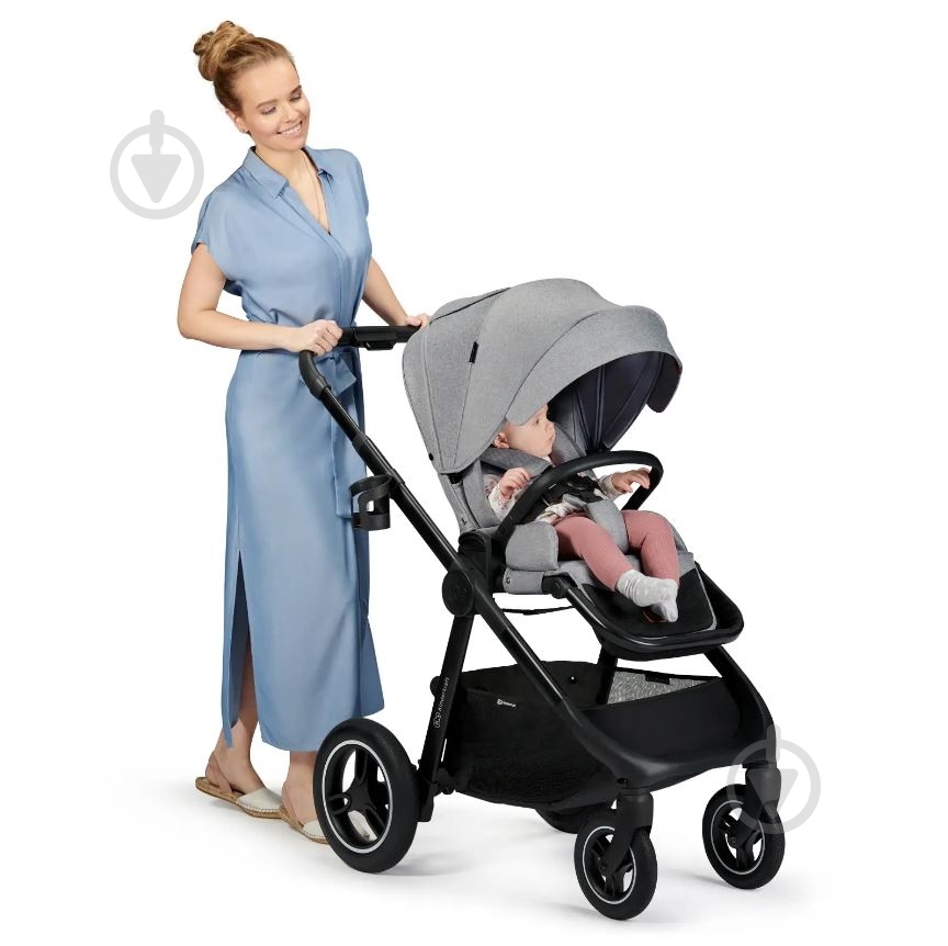 Коляска універсальна 2 в 1 Kinderkraft Everyday Light Gray KSEVER00LGR2000 - фото 22 Коляска універсальна 2 в 1 Kinderkraft Everyday Light Gray KSEVER00LGR2000 - фото 22