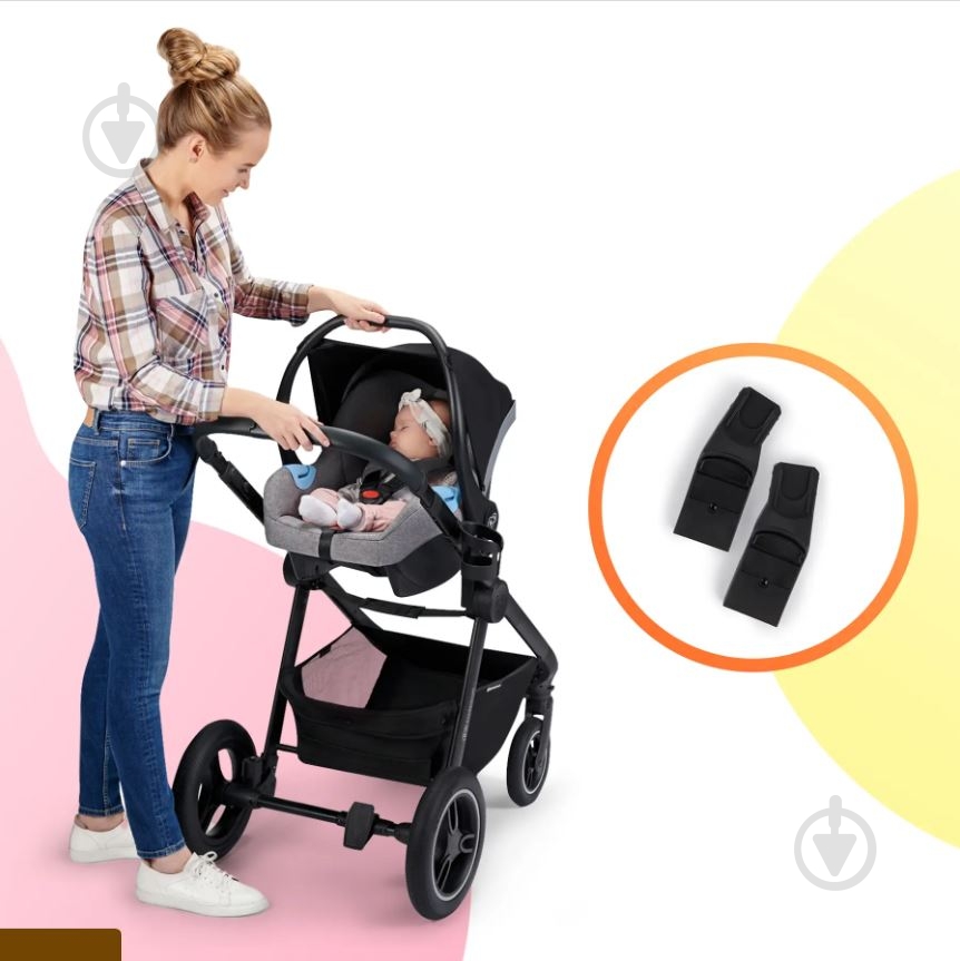 Коляска універсальна 2 в 1 Kinderkraft Everyday Light Gray KSEVER00LGR2000 - фото 26 Коляска універсальна 2 в 1 Kinderkraft Everyday Light Gray KSEVER00LGR2000 - фото 26