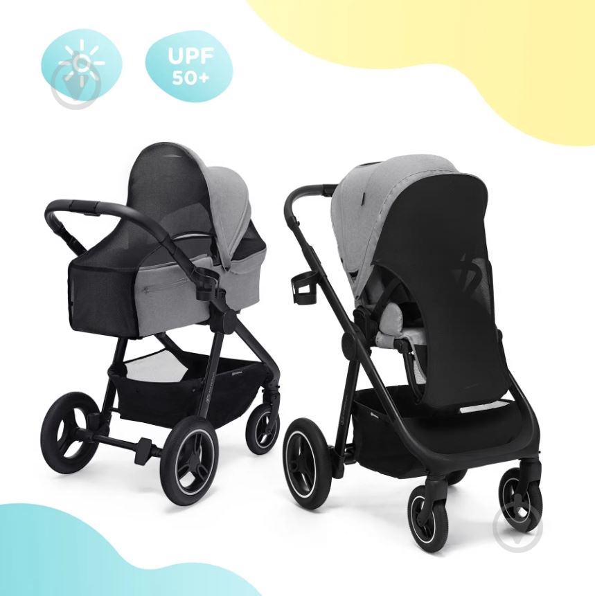 Коляска універсальна 2 в 1 Kinderkraft Everyday Light Gray KSEVER00LGR2000 - фото 40 Коляска універсальна 2 в 1 Kinderkraft Everyday Light Gray KSEVER00LGR2000 - фото 40