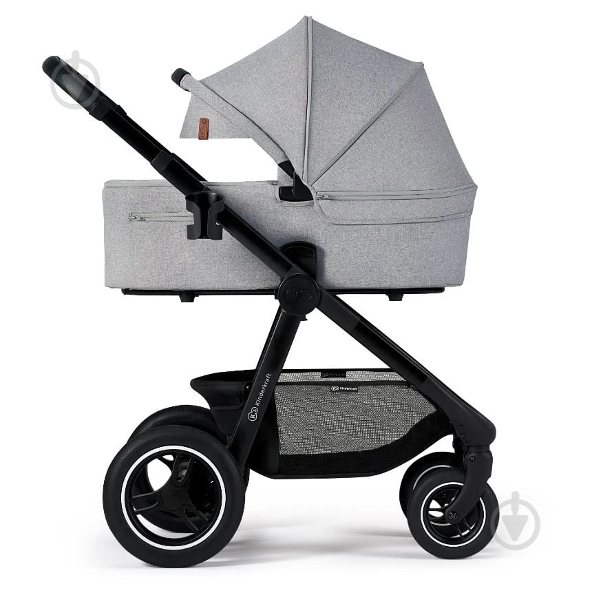 Коляска універсальна 2 в 1 Kinderkraft Everyday Light Gray KSEVER00LGR2000 - фото 7 Коляска універсальна 2 в 1 Kinderkraft Everyday Light Gray KSEVER00LGR2000 - фото 7