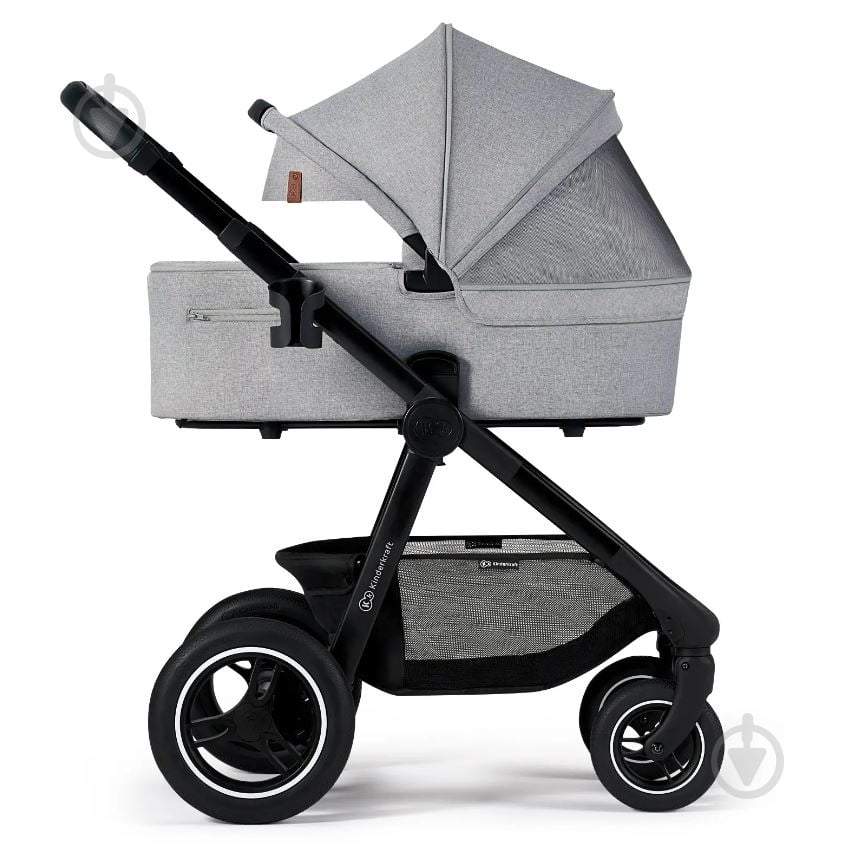 Коляска універсальна 2 в 1 Kinderkraft Everyday Light Gray KSEVER00LGR2000 - фото 8 Коляска універсальна 2 в 1 Kinderkraft Everyday Light Gray KSEVER00LGR2000 - фото 8