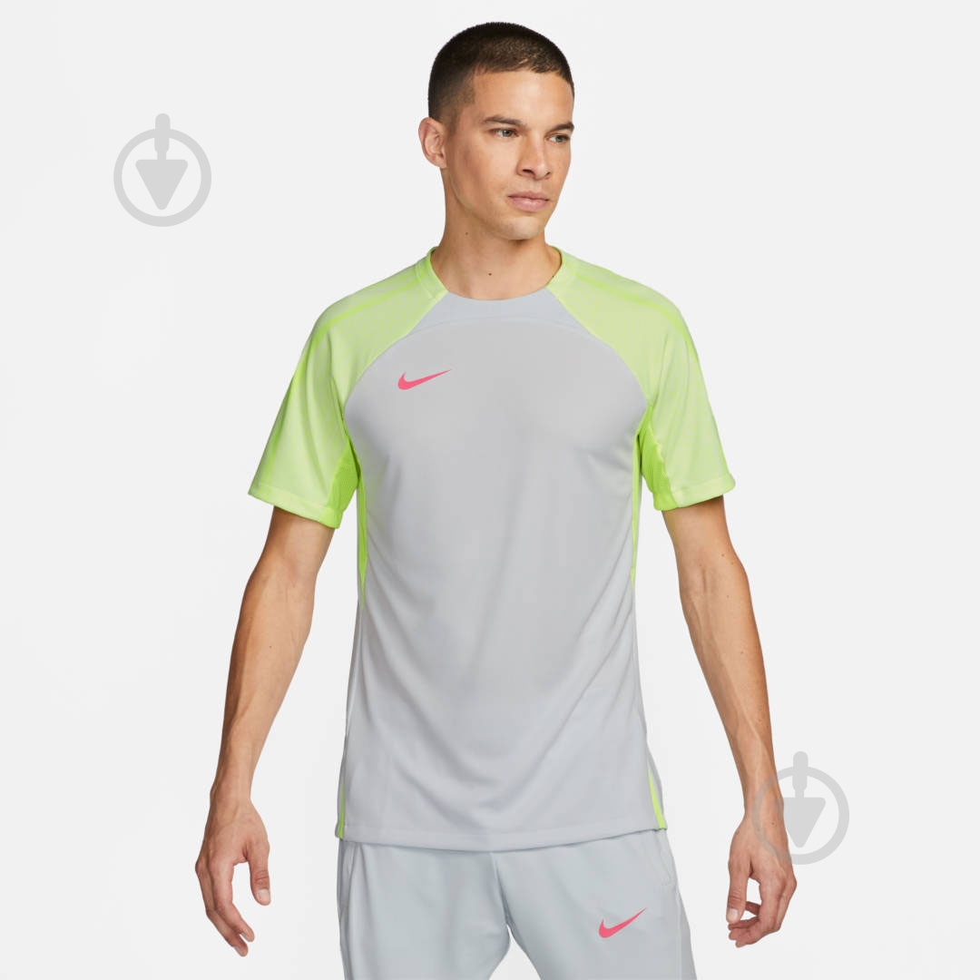Футболка Nike DF STRK TOP SS DV9237-043 р.S синий - фото 1 Футболка Nike DF STRK TOP SS DV9237-043 р.S синий - фото 1