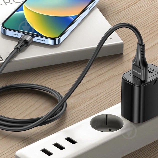 Кабель Proove Double Way Silicone Micro USB 2.4A 1 м черный (CCDS20001301) - фото 2