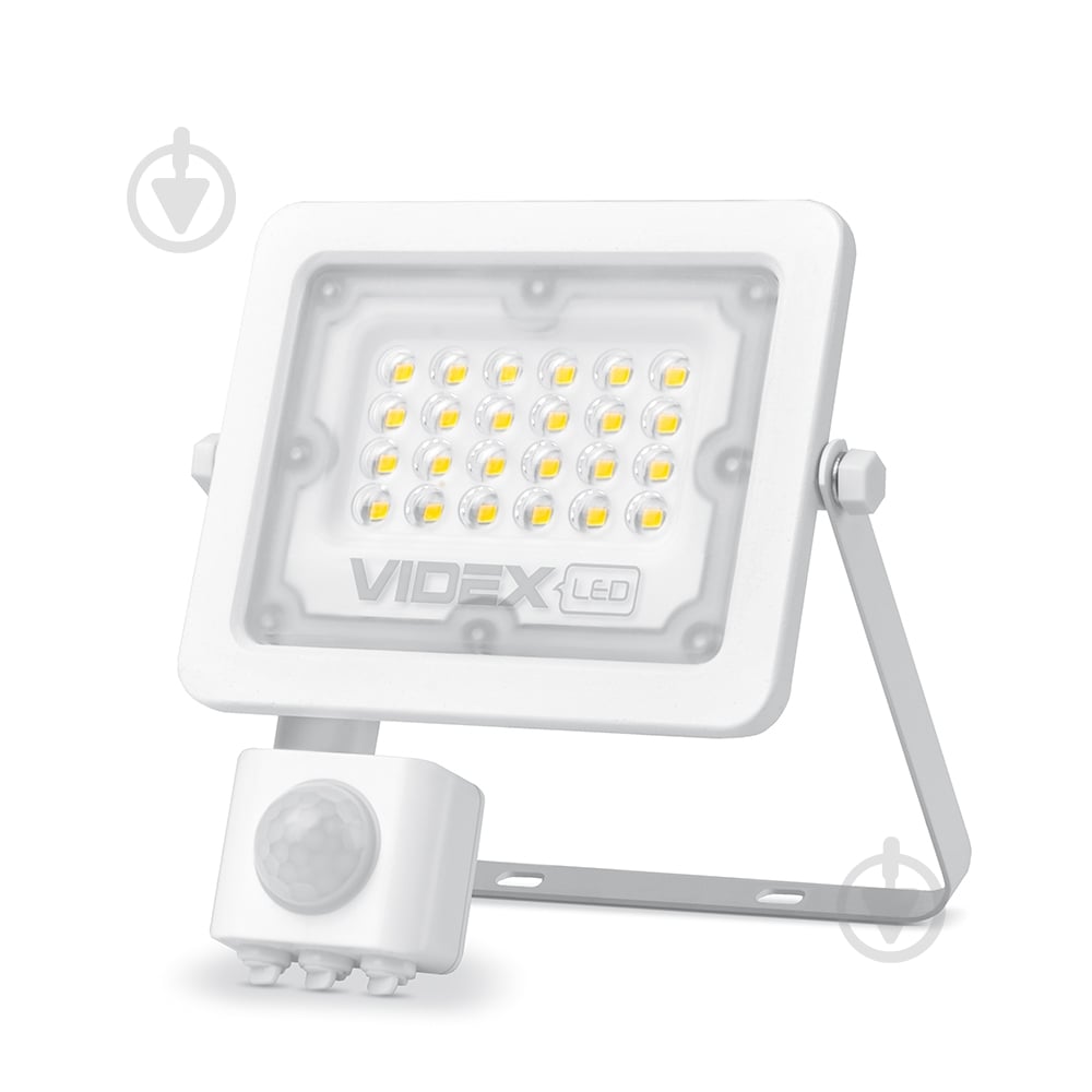 Прожектор Videx LED F2e з датчиком руху та освітленості 20 Вт IP65 білий 26264 - фото 2 Прожектор Videx LED F2e з датчиком руху та освітленості 20 Вт IP65 білий 26264 - фото 2