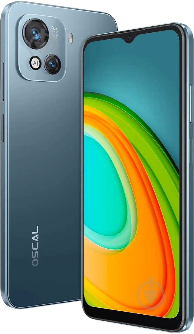 Смартфон Oscal C80 Dual Sim 8/128GB blue - фото 4