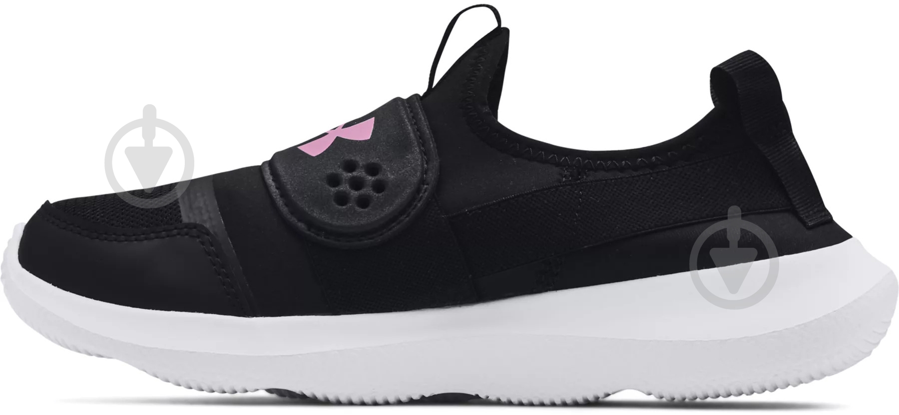 Кроссовки для девочек демисезонные Under Armour Runplay 3024215-001 р.38,5 черные - фото 2