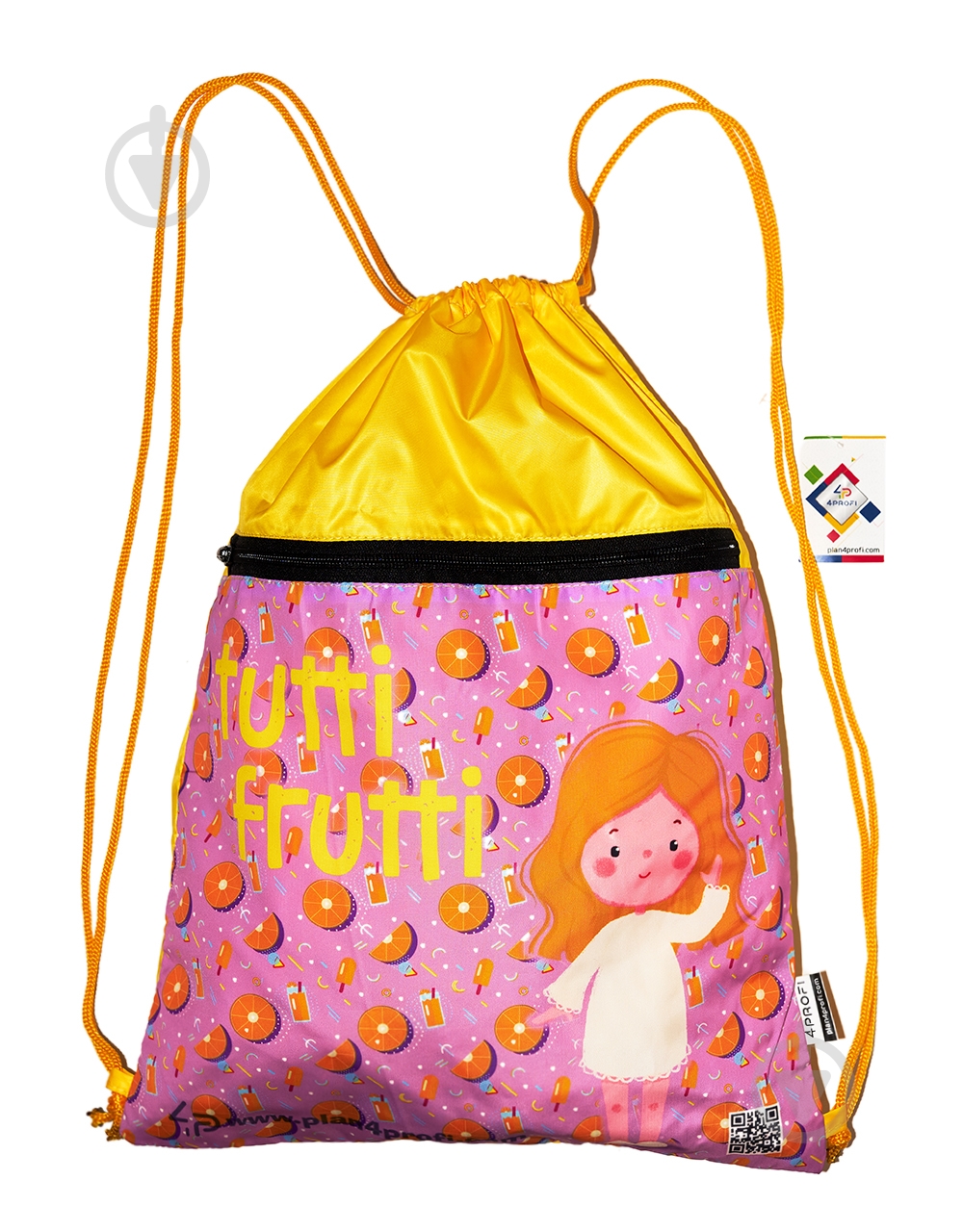 Рюкзак 4PROFI Tutti Frutti orange - фото 1 Рюкзак 4PROFI Tutti Frutti orange - фото 1