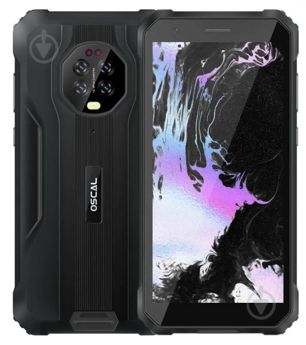 Смартфон Oscal S60 Pro Dual Sim (night vision) 4/32GB black - фото 1 Смартфон Oscal S60 Pro Dual Sim (night vision) 4/32GB black - фото 1