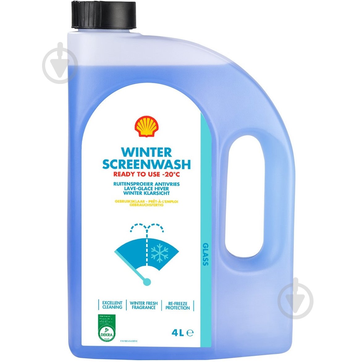 Омыватель стекла SHELL Winter Screenwash Ready to use зима -21 °С 4 л - фото 1