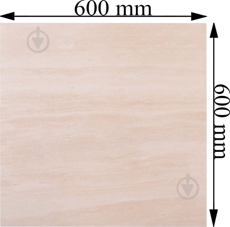 Плитка Allore Group Travertine Ivory F P 60x60 R Mat 60x60 см (new 60131277) - фото 8