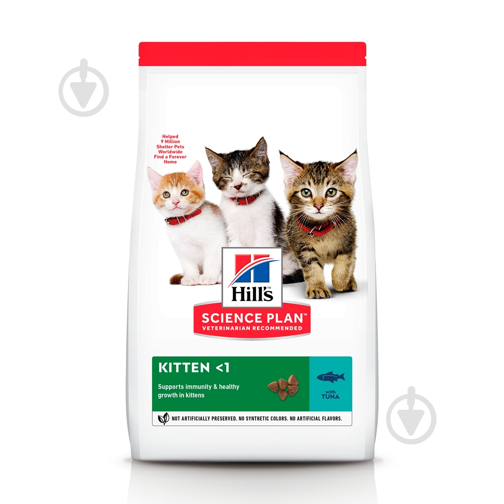 Корм Hill's Science Plan Kitten с тунцом 1,5 кг - фото 1 Корм Hill's Science Plan Kitten с тунцом 1,5 кг - фото 1