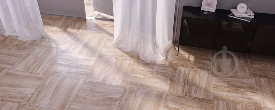 Плитка Allore Group Travertine Gold F P 60x60 R Mat 60x60 см (new 60131276) - фото 9