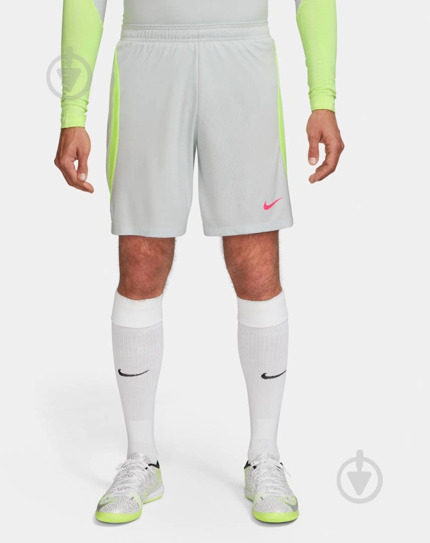 Шорты Nike DF STRK SHORT K DV9276-043 р. S серый - фото 1 Шорты Nike DF STRK SHORT K DV9276-043 р. S серый - фото 1