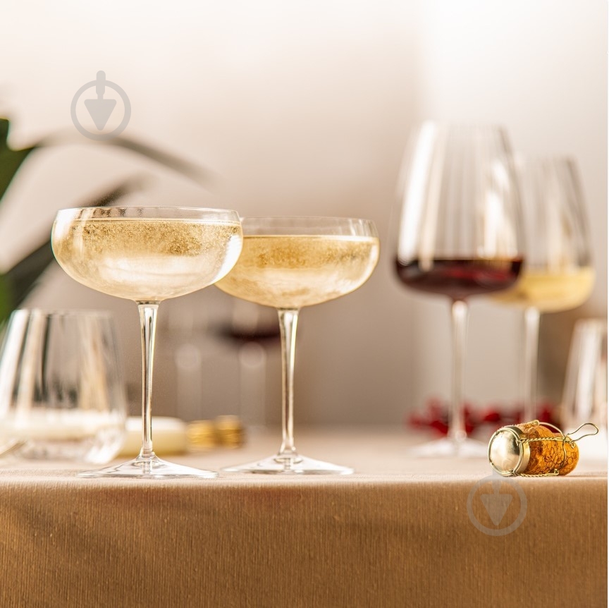 Набір бокалів для коктейлів Luigi Bormioli Swing шампанське / коктейлі C 505 300 мл 6 шт. - фото 3 Набір бокалів для коктейлів Luigi Bormioli Swing шампанське / коктейлі C 505 300 мл 6 шт. - фото 3