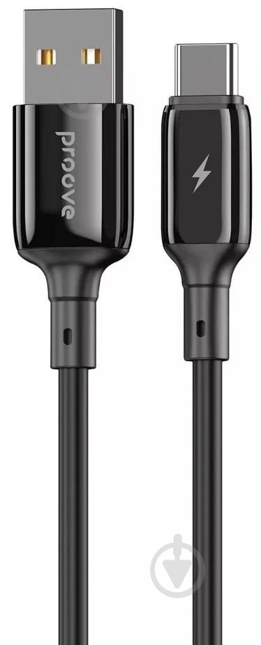 Кабель Proove Flex Metal Type-C 2.4A 1 м черный (CCFM20001201) - фото 1 Кабель Proove Flex Metal Type-C 2.4A 1 м черный (CCFM20001201) - фото 1