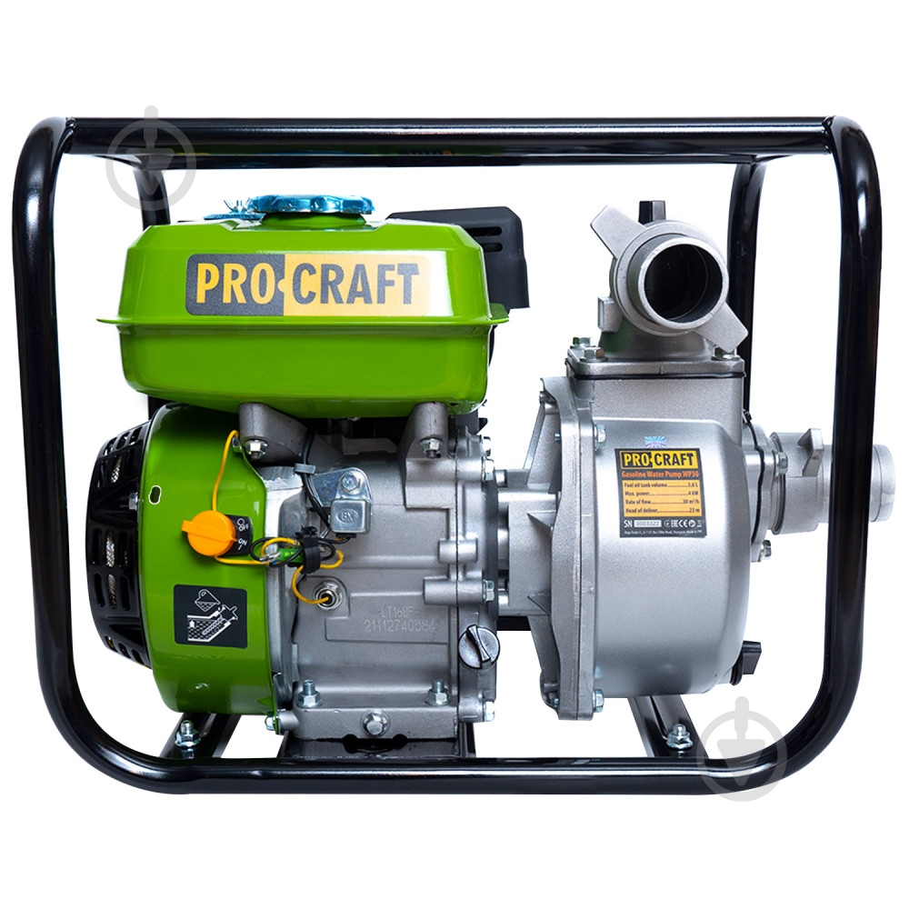 Мотопомпа бензиновая ProCraft WP30 - фото 1 Мотопомпа бензиновая ProCraft WP30 - фото 1