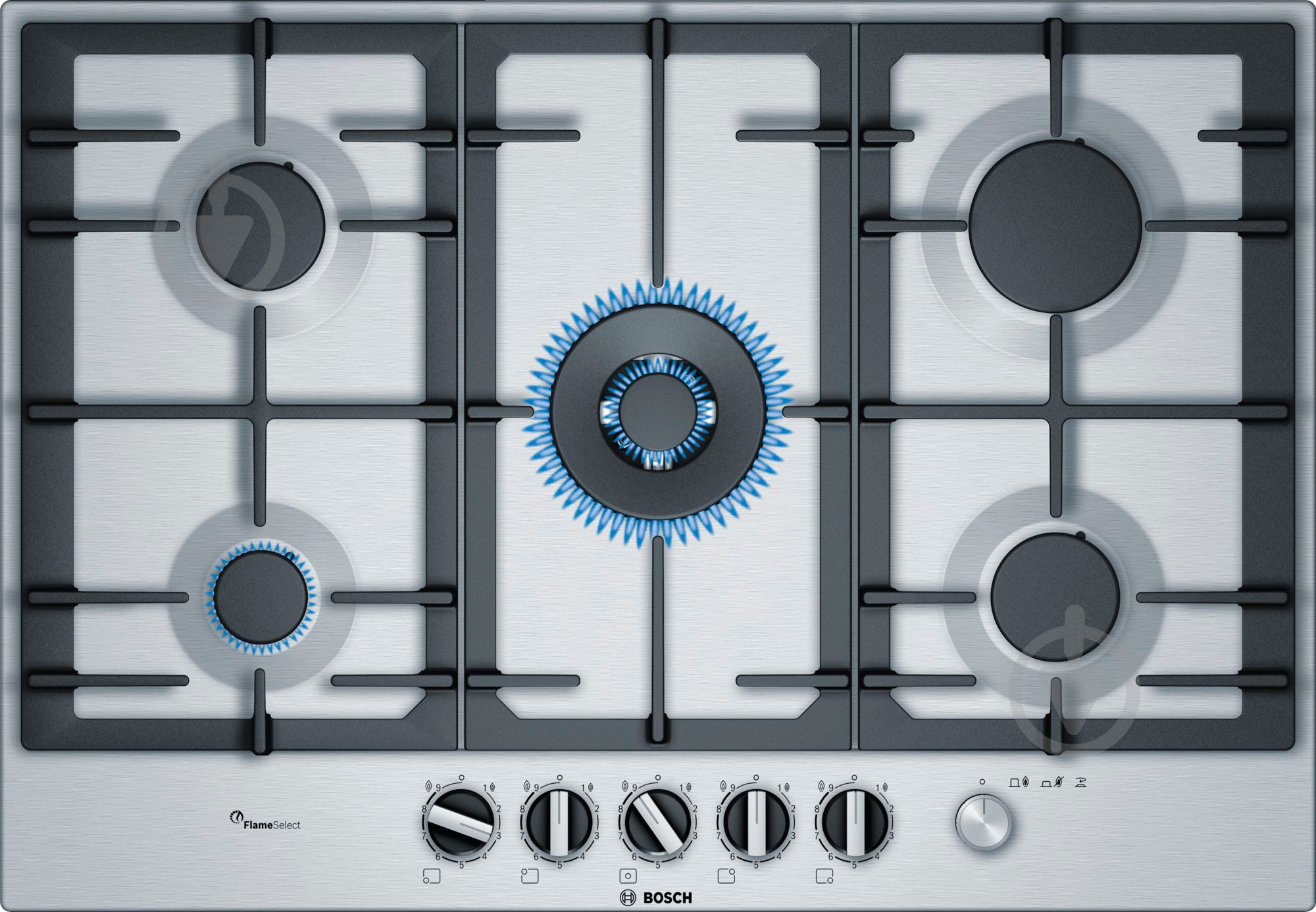 Варочная поверхность газовая Bosch PCQ7A5M90R - фото 1 Варочная поверхность газовая Bosch PCQ7A5M90R - фото 1