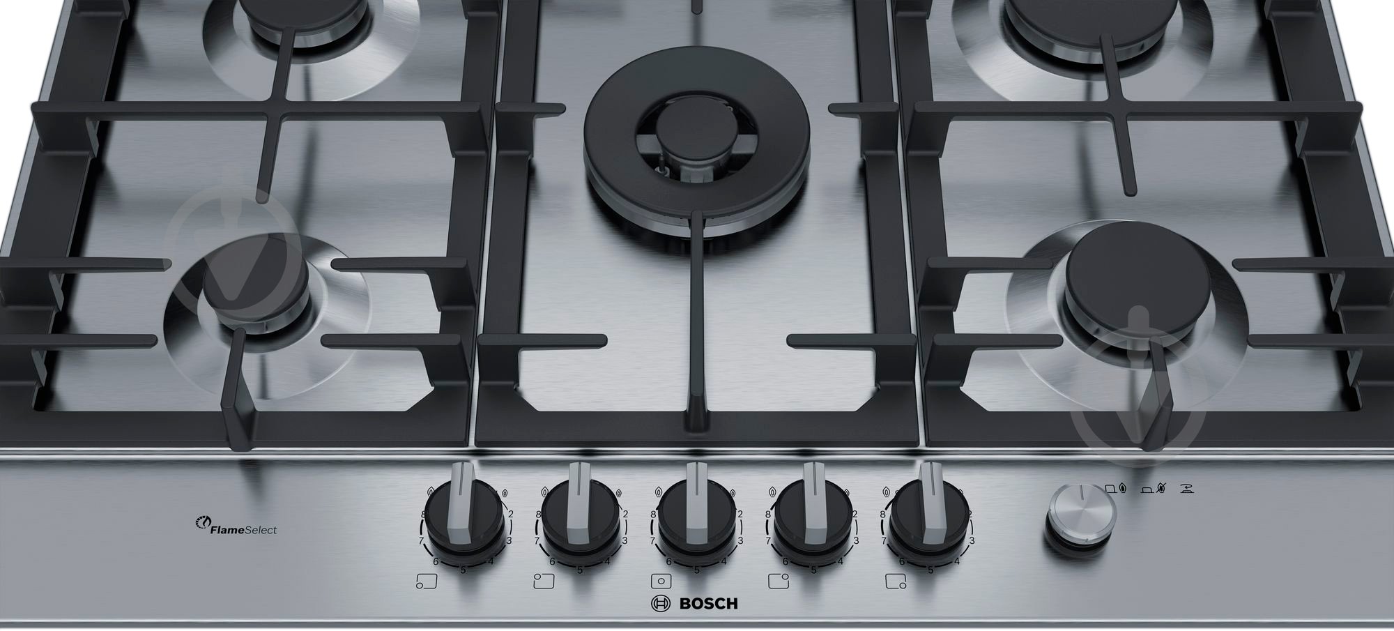 Варочная поверхность газовая Bosch PCQ7A5M90R - фото 2 Варочная поверхность газовая Bosch PCQ7A5M90R - фото 2