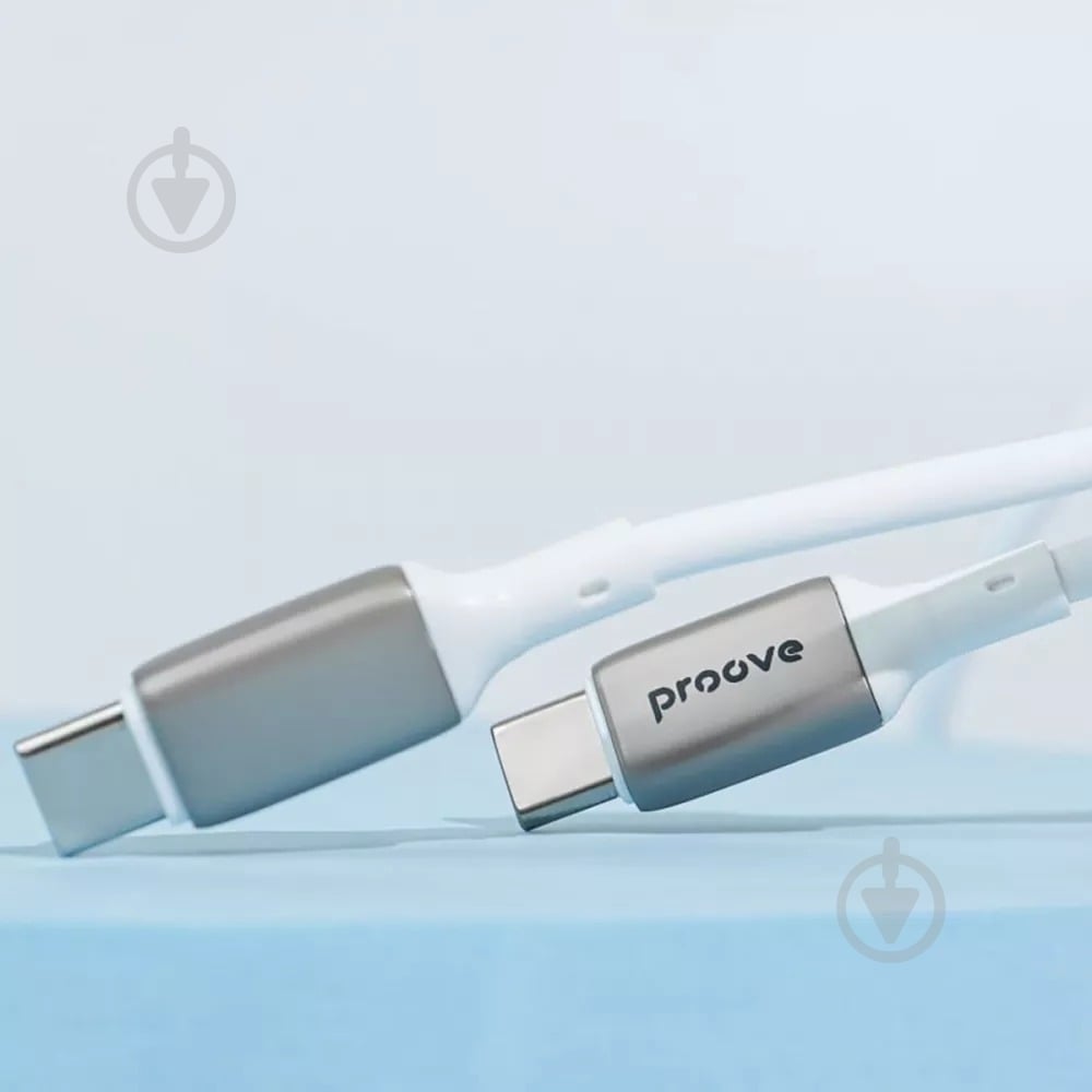 Кабель Proove Flex Metal Type-C - Lightning 27W 1 м белый (CCFM27002102) - фото 3 Кабель Proove Flex Metal Type-C - Lightning 27W 1 м белый (CCFM27002102) - фото 3