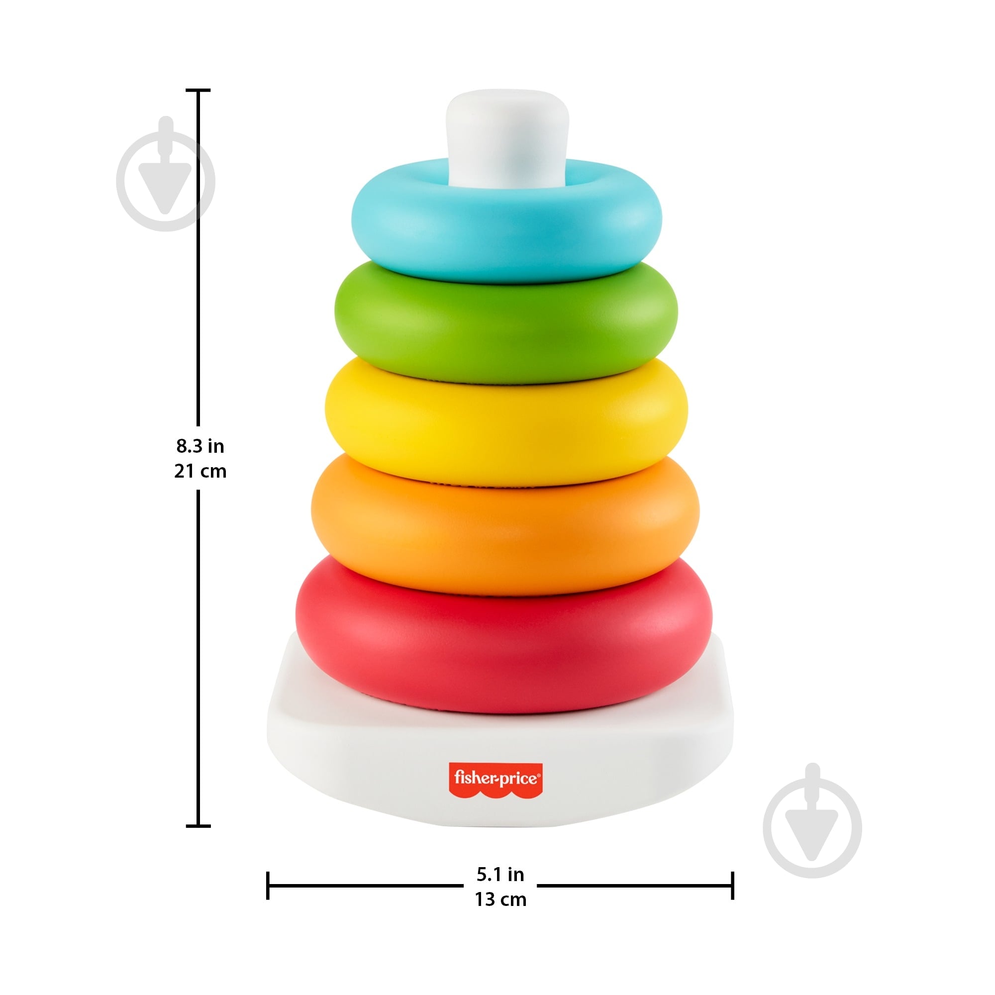Пірамідка Fisher Price GRF09 - фото 2 Пірамідка Fisher Price GRF09 - фото 2