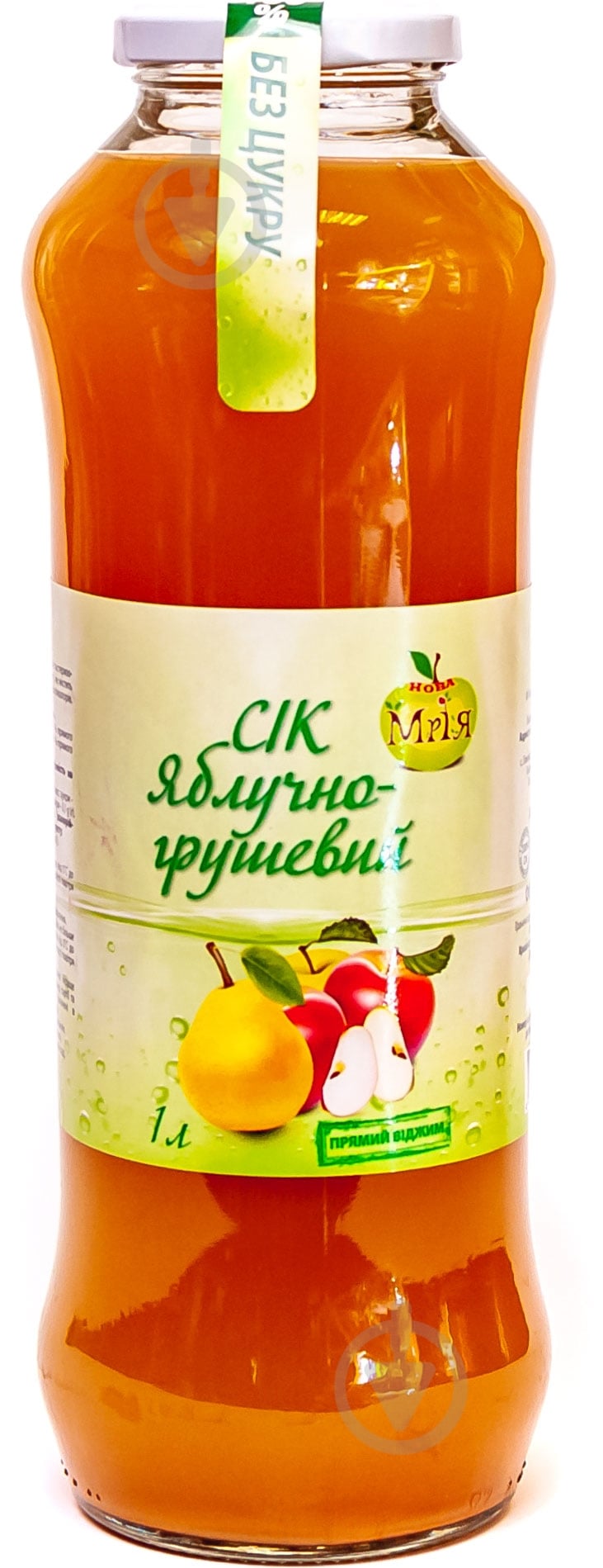 Сок Нова Мрія яблучно-грушевый 1 л - фото 1