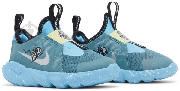 Кроссовки детские демисезонные Nike Flex Runner 2 Lil 'Space Explorer' DV3102-300 р.18,5 голубые - фото 1 Кроссовки детские демисезонные Nike Flex Runner 2 Lil 'Space Explorer' DV3102-300 р.18,5 голубые - фото 1