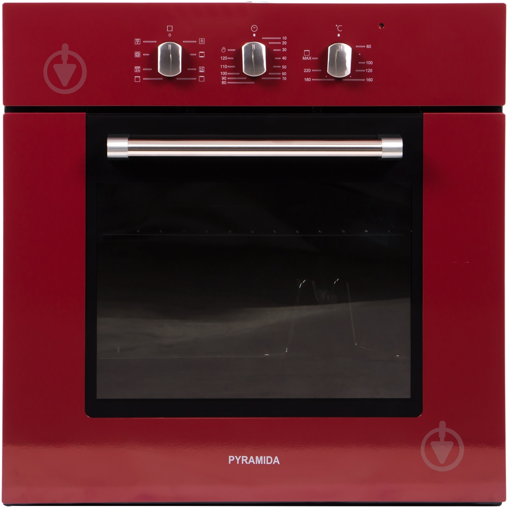 Духовой шкаф Pyramida F 82 BURGUNDY - фото 1