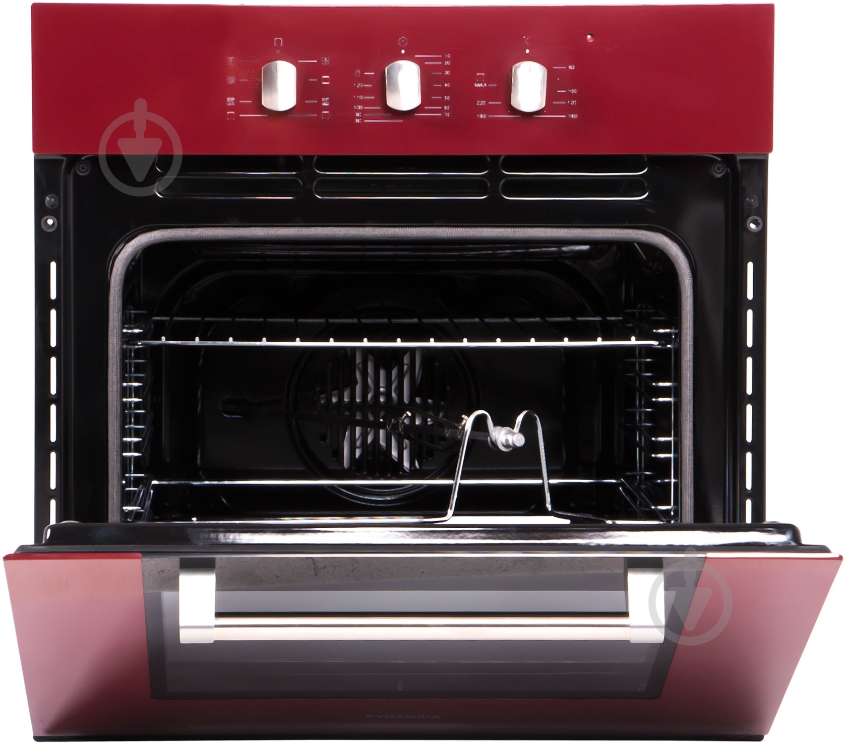 Духовой шкаф Pyramida F 82 BURGUNDY - фото 2