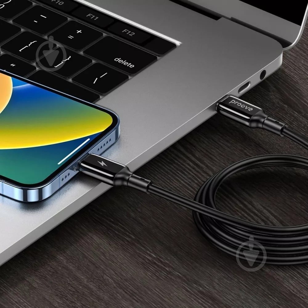 Кабель Proove Flex Metal Type-C - Type-C 60w 1 м черный (CCFM60002201) - фото 5 Кабель Proove Flex Metal Type-C - Type-C 60w 1 м черный (CCFM60002201) - фото 5