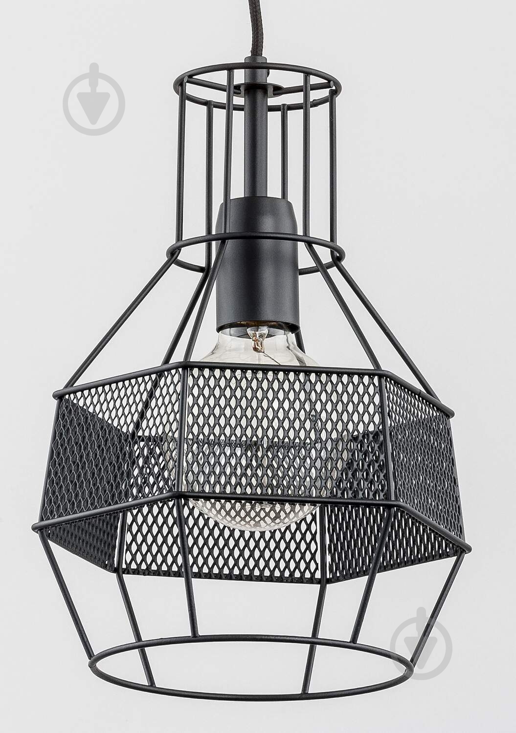 Подвес ALFA Blister 1x60 Вт E27 черный 60563 - фото 2