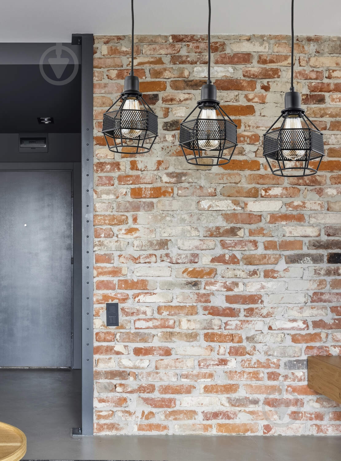 Подвес ALFA Blister 1x60 Вт E27 черный 60563 - фото 3