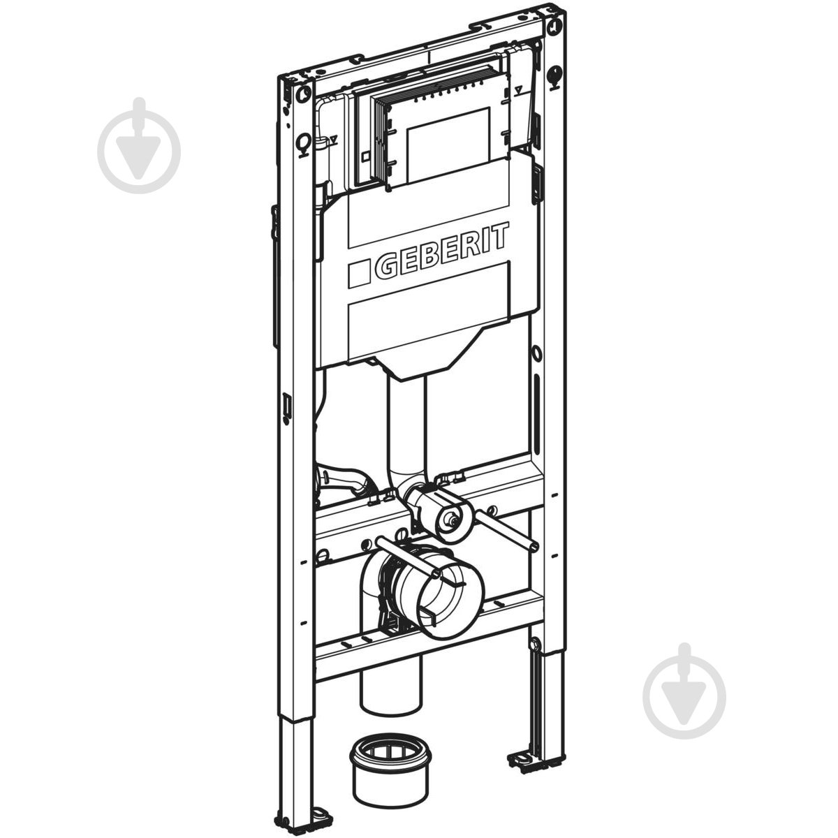 Система инсталляции Geberit для подвесного унитаза с бачком - фото 2 Система инсталляции Geberit для подвесного унитаза с бачком - фото 2