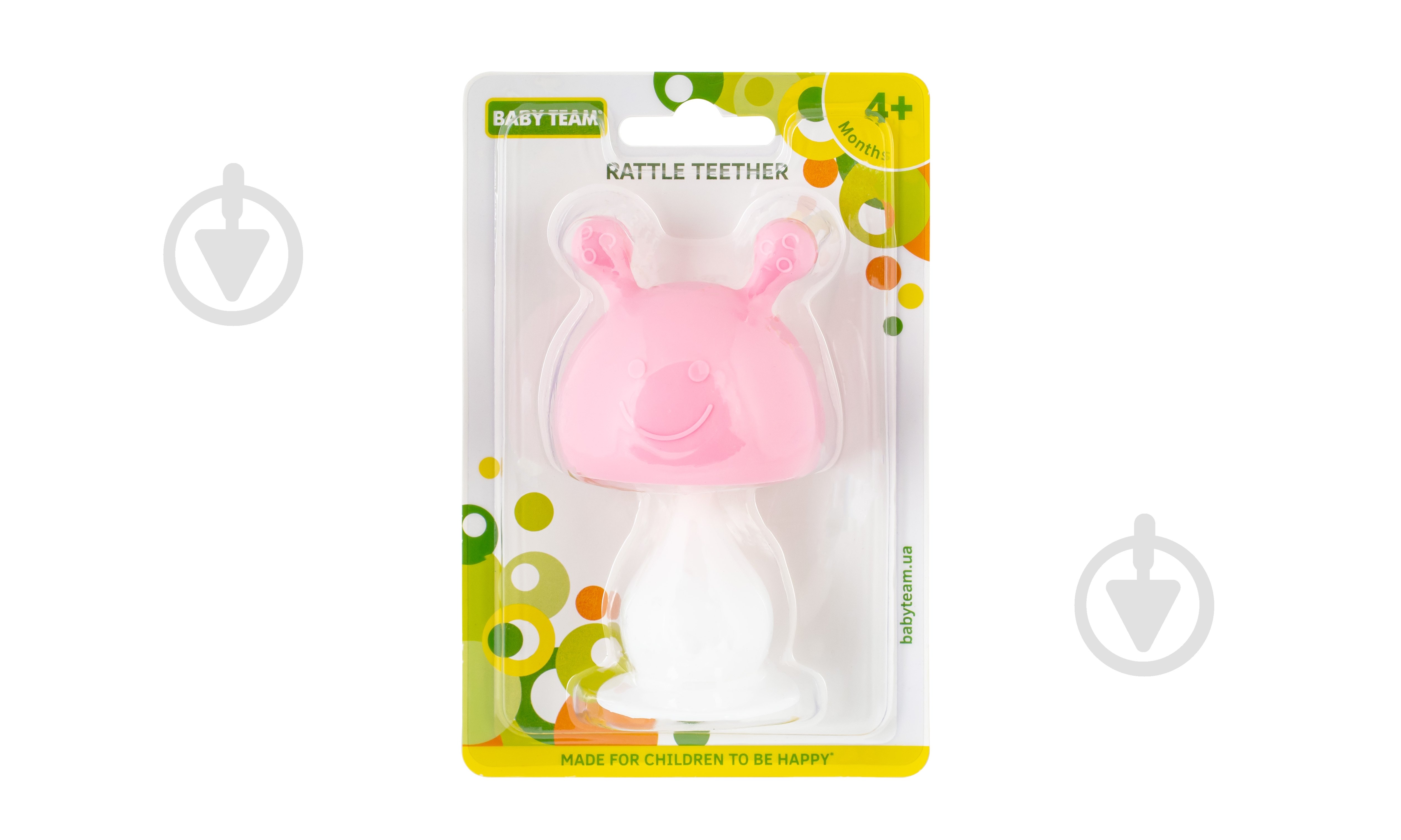 Погремушка-прорезыватель Baby Team Весельчак в ассортименте - фото 6