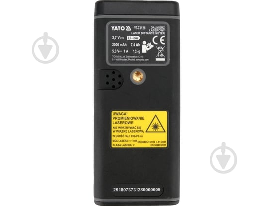 Дальномер лазерный YATO YT-73128 - фото 8