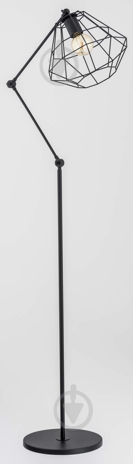 Торшер ALFA Raptor 60 Вт E27 чорний 9255 - фото 1