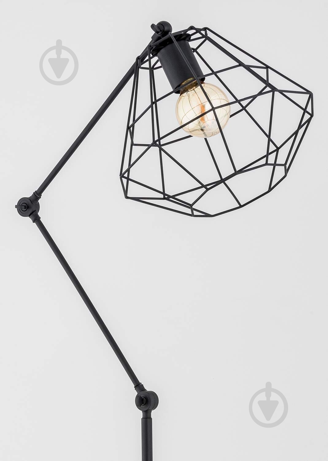 Торшер ALFA Raptor 60 Вт E27 чорний 9255 - фото 2