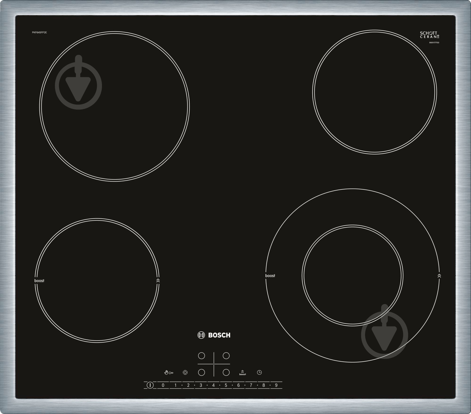 Варочная поверхность электрическая Bosch PKF645FP1 - фото 1