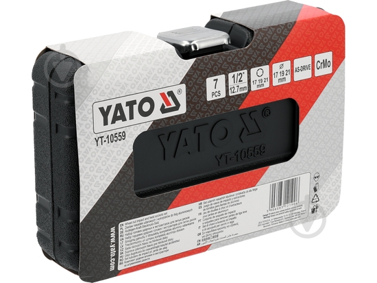 Набор головок YATO 7 шт. YT-10559 - фото 4