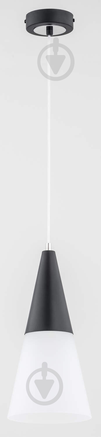 Подвес ALFA Cono 1x60 Вт E27 черный/белый 60616 - фото 1